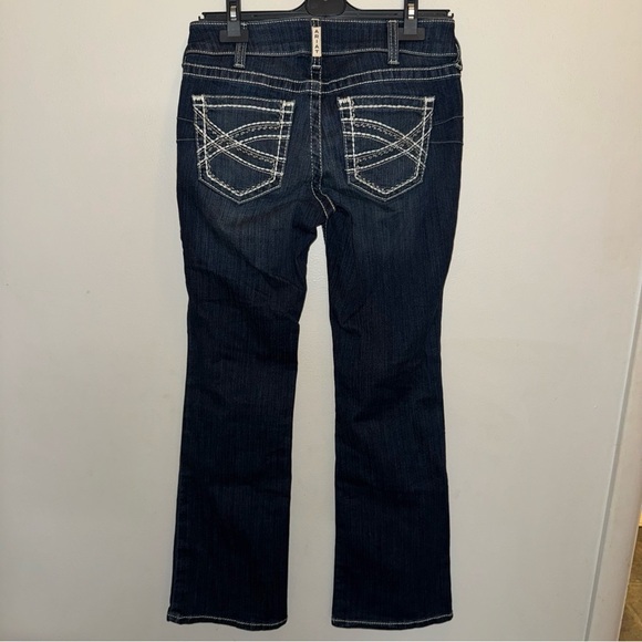 Ariat R.E.A.L. Denim Mid Rise Boot Cut Jeans Women’s Size 28 Short - Picture 10 of 12